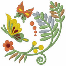 Rouleaux floraux