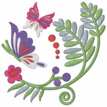 Rouleaux floraux