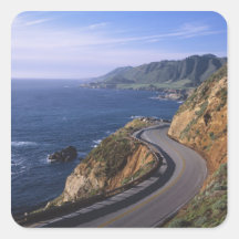 Route 1 le long de la côte de la Californie près Autocollant