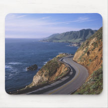 Route 1 le long de la côte de la Californie près Tapis De Souris