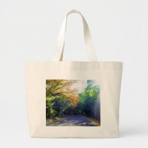 Route de Portland, Orégon à la roseraie Sacs En Toile