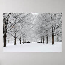 Route hivernale affiche