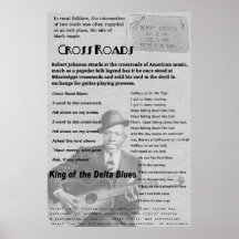 Routes croisées se rappelant Robert Johnson Affiches