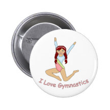 Roux de gymnastique badge avec épingle