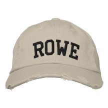 Rowe a brodé le chapeau casquettes de baseball brodées
