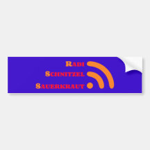 RSS radis lambeau choucroute Adhésif Pour Voiture