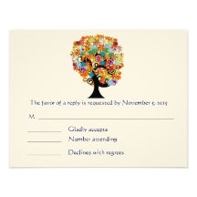 RSVP Carte-Exigent 5 x 7 la taille Inivitations Invitation Personnalisée