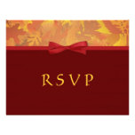RSVP - Invitations de mariage d'automne