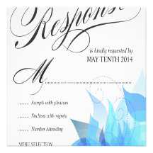 RSVP l'épousant de luxe pour de grandes invitation