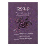 RSVP Romance foncé Bristol Personnalisé