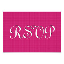 RSVP rose et blanc lumineux épousant S234 Faire-part