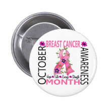 Ruban 1 de fleur de mois de conscience de cancer d badge avec épingle