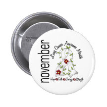 Ruban 1 de fleur de mois de conscience de cancer d pin's