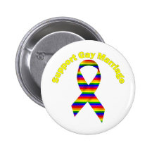 Ruban de conscience d'arc-en-ciel de mariage homos pin's