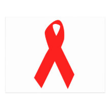 RUBAN DE CONSCIENCE/SIDA D'HIV CARTES POSTALES