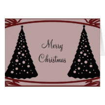 Ruban de Noël Cartes De Vœux
