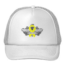 Ruban de SURVIVANT à ailes par sarcome Casquette