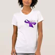 Ruban d'imprimante par ligne - conscience d'épilep t-shirt