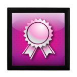 Ruban ou médaille de récompense de rose de Giftbox Boîte À Souvenirs
