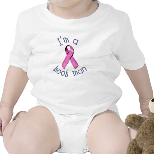 Ruban rose - conscience de cancer du sein bodies pour bébé