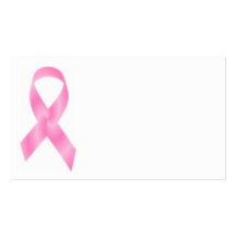 Ruban rose de cancer du sein modèles de cartes de visite
