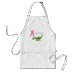 Ruban rose Dino Tablier