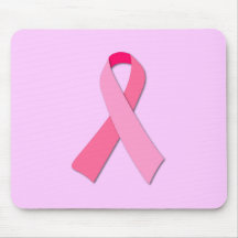 Ruban rose tapis de souris