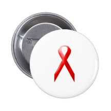 Ruban rouge badges avec agrafe