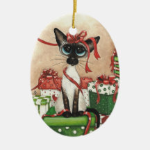 Ruban rouge siamois décoration pour sapin de noël