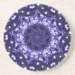 Rubans pourpres dessous de verres