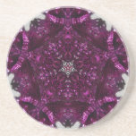 Rubans roses dessous de verres