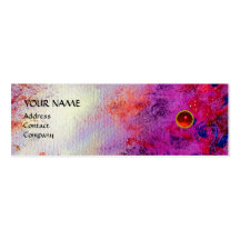 RUBIS de LUNDI, AGATA, perle grise violette rouge  Carte De Visite