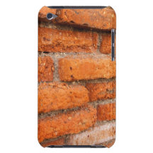 Ruddy Orange Brick Wall iPod Case-Mate Case