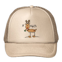 Rudolph le rouge a flairé le chapeau de Reigndeer Casquette De Camionneur