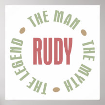 Rudy l'homme le mythe la légende affiche