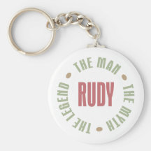 Rudy l'homme le mythe la légende porte-clefs