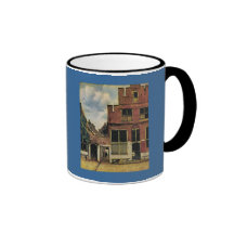 Rue de Johannes Vermeer à Delft (circa 1660) Mugs