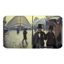 Rue de Paris, jour pluvieux par Gustave Caillebott Coque Case-Mate iPod Touch