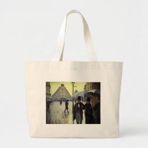 Rue de Paris, jour pluvieux par Gustave Caillebott Sacs En Toile