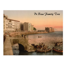 Rue de Partenope, Naples, Campanie, Italie Carte Postale