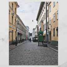 Rue de ville de Helsinki Prospectus En Couleur