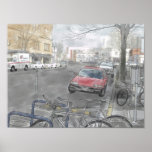 Rue du pin de Portland Poster