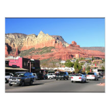 Rue principale, Sedona Tirage Photo