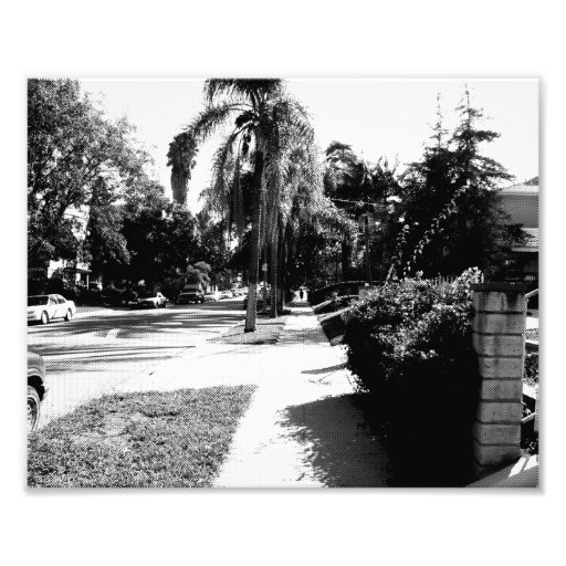Rue vide photo sur toile