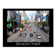 rues de Bangkok Cartes Postales