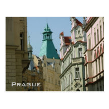 Rues et tours carte postale