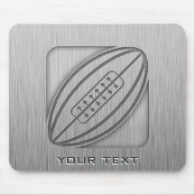 Rugby balayé de Métal-regard Tapis De Souris