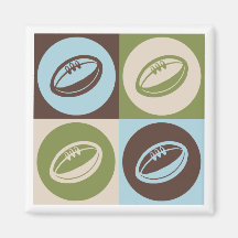 Rugby d'art de bruit aimants