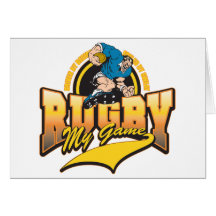 Rugby mon jeu cartes de vœux