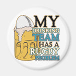 Rugby potable d'équipe magnets